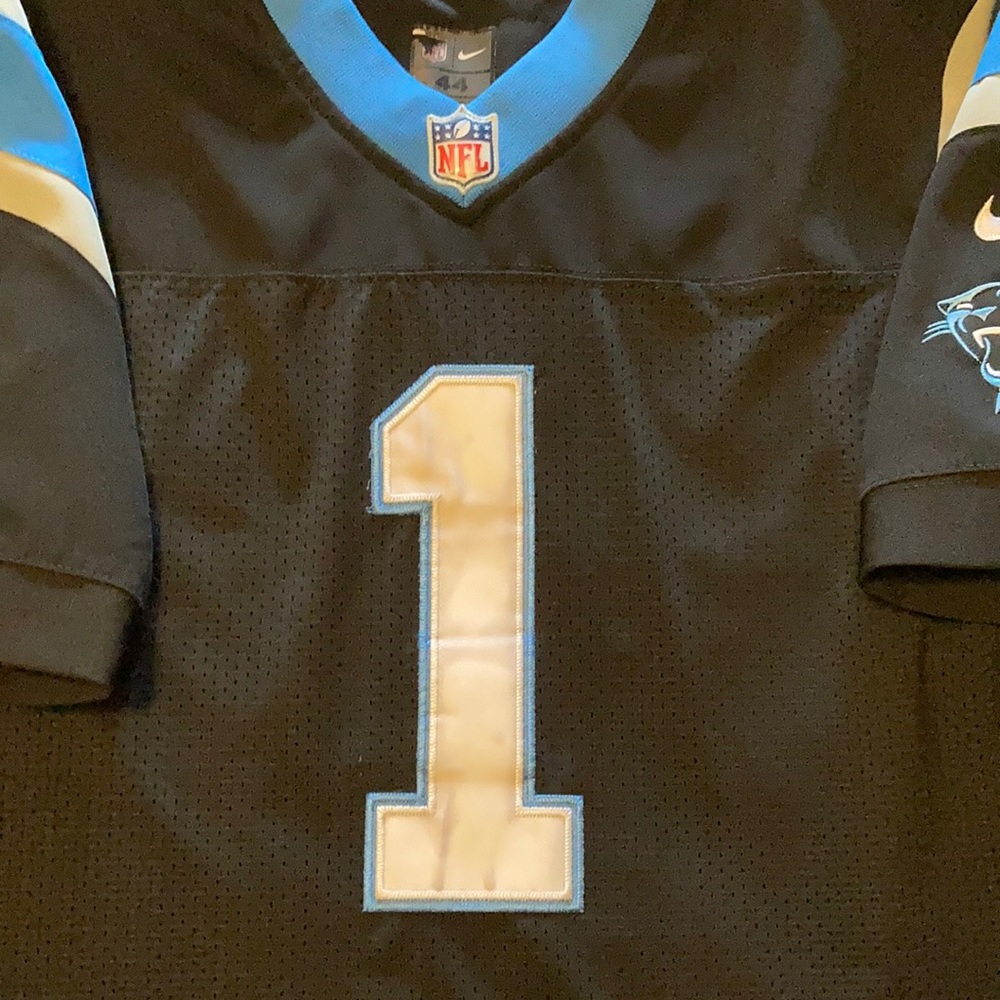 Nike Carolina Panthers Cam Newton jersey.